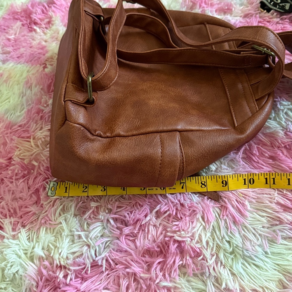 Under One Sky Brown Textured Bag - Picture 11 of 11
